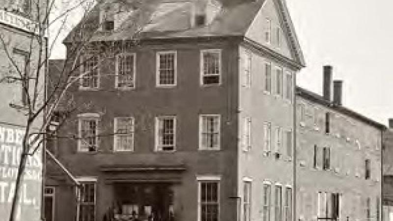 Marshall House hotel, black-and-white photograph