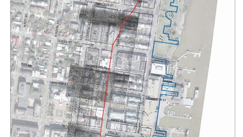 Historic Wharves Map (see PDF for the full map)
