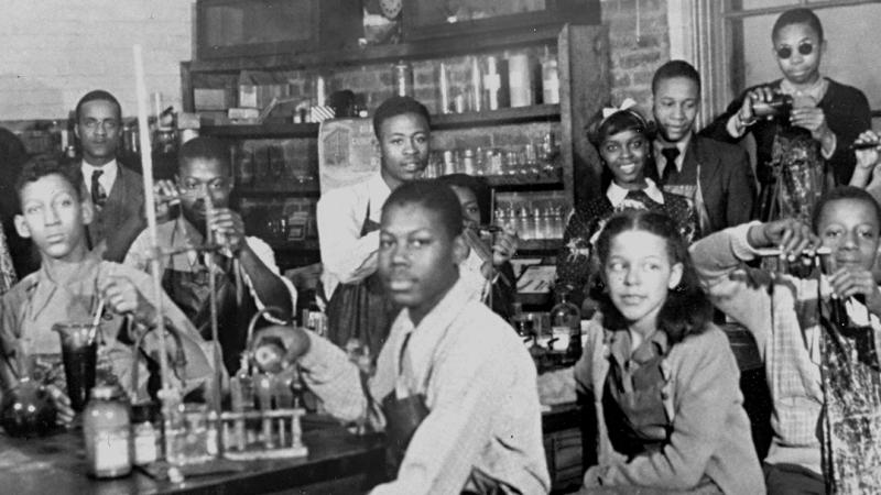 Parker Gray Science Class photo