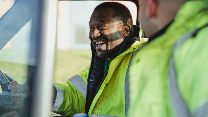 Phot of senior worker