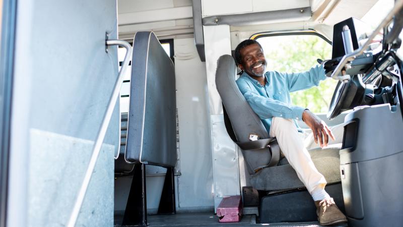photo of bus transportation for seniors
