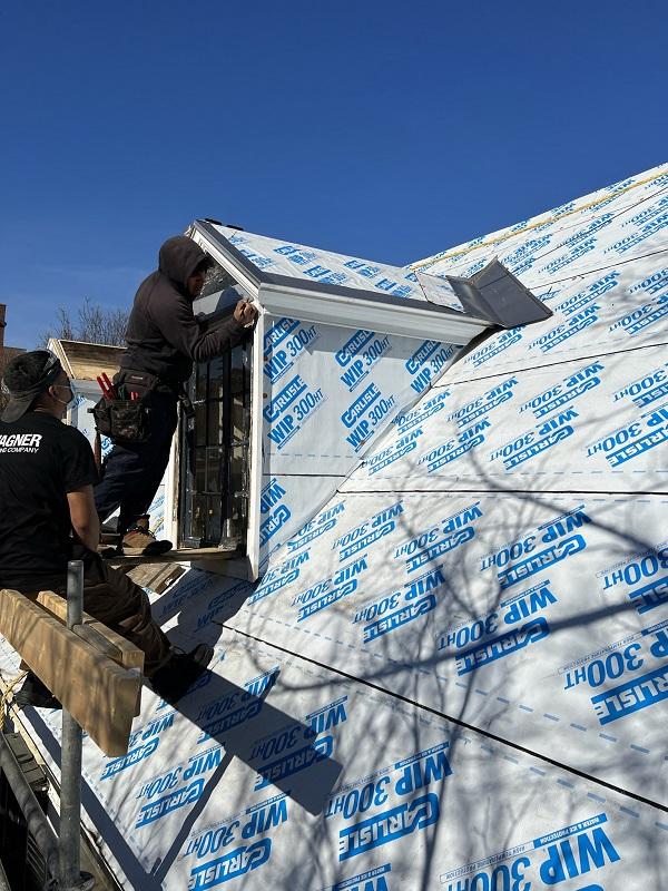 Installing flashing