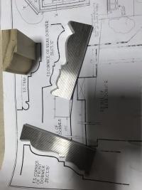 Crown molding and tooling shown with the HABS drawings