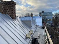West roof at brick addition
