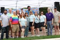 Group of City leaders posing for picture at Alexandria Pride 2026