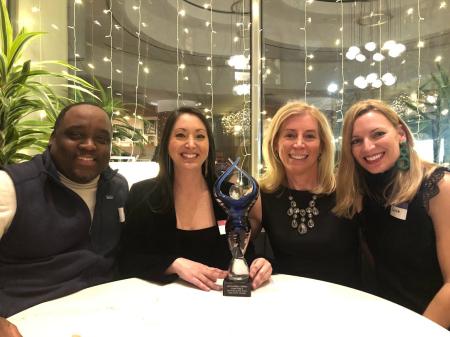 LGBTQ+ Taskforce members with 2023 Equality NoVA award