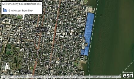 Map of slow zones in Old Town