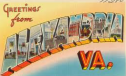 Historic post card: Greetings from Alexandria VA.