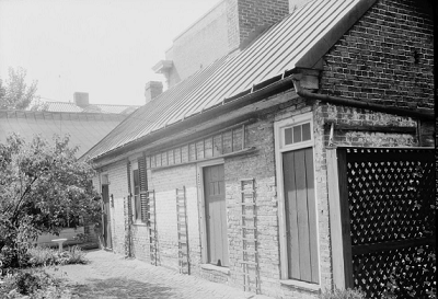 HABS photograph of the rear of the Murray-Dick-Fawcett House, 1930s