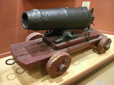 War of 1812 Carronade, from the collection of Alexandria's History Museum