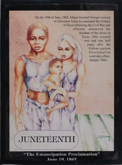 Juneteenth board from the Carlton Funn collection