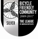 Alexandria Bike Friendly Seal, Silver, 2009-2017