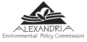 Logo of Environmental Policy Commission (leaf and cloud in front of triangle)