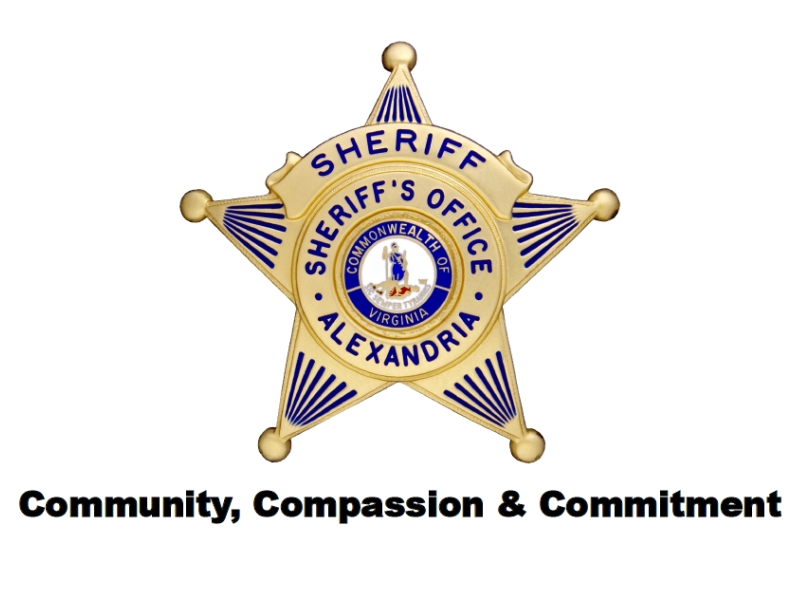 Sheriff's star with motto