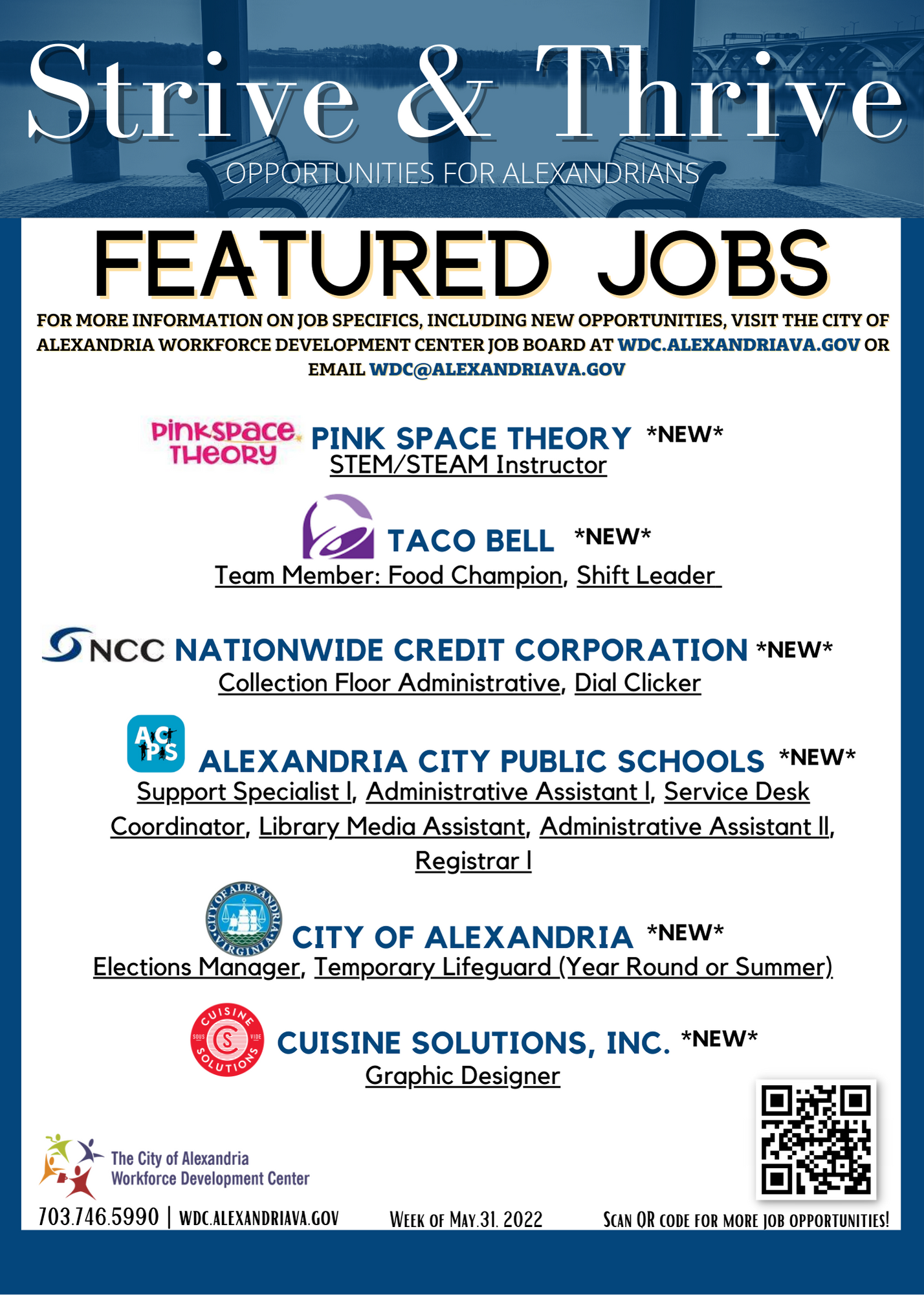 [Archived] Featured Events and Jobs! | City of Alexandria, VA