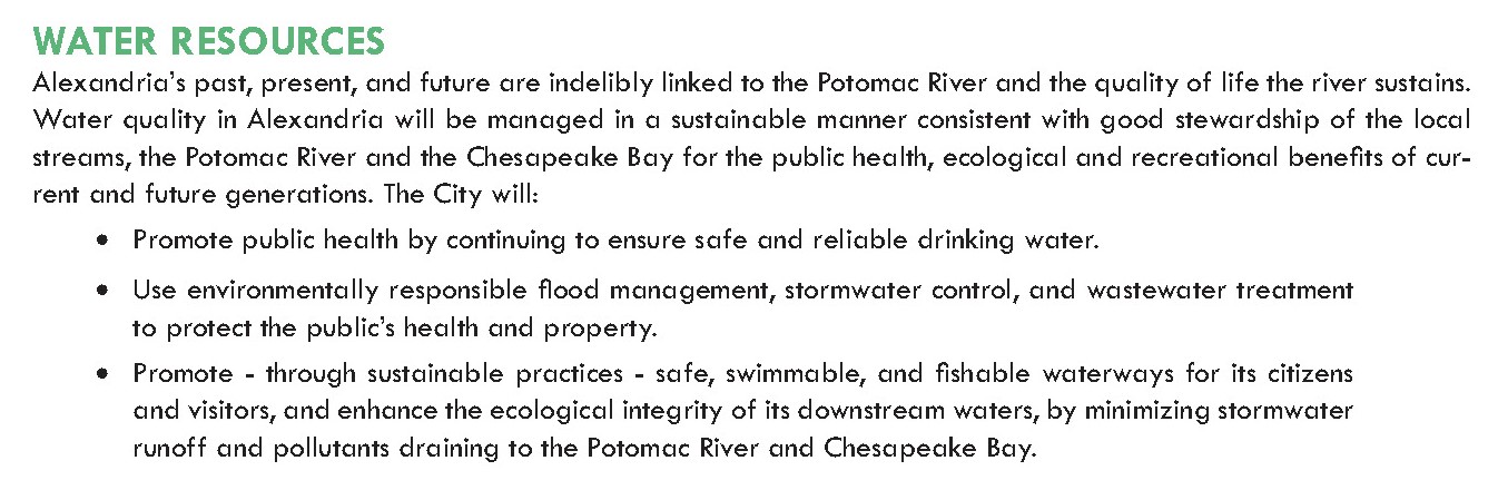 Water Resources pledge from 2008 Eco-City Charter.