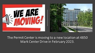 Permit center moving