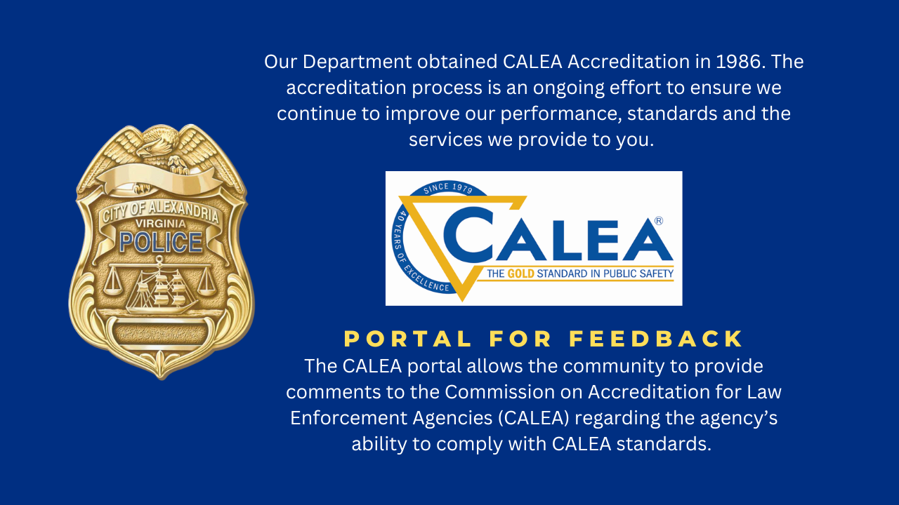 Banner that Says CALEA