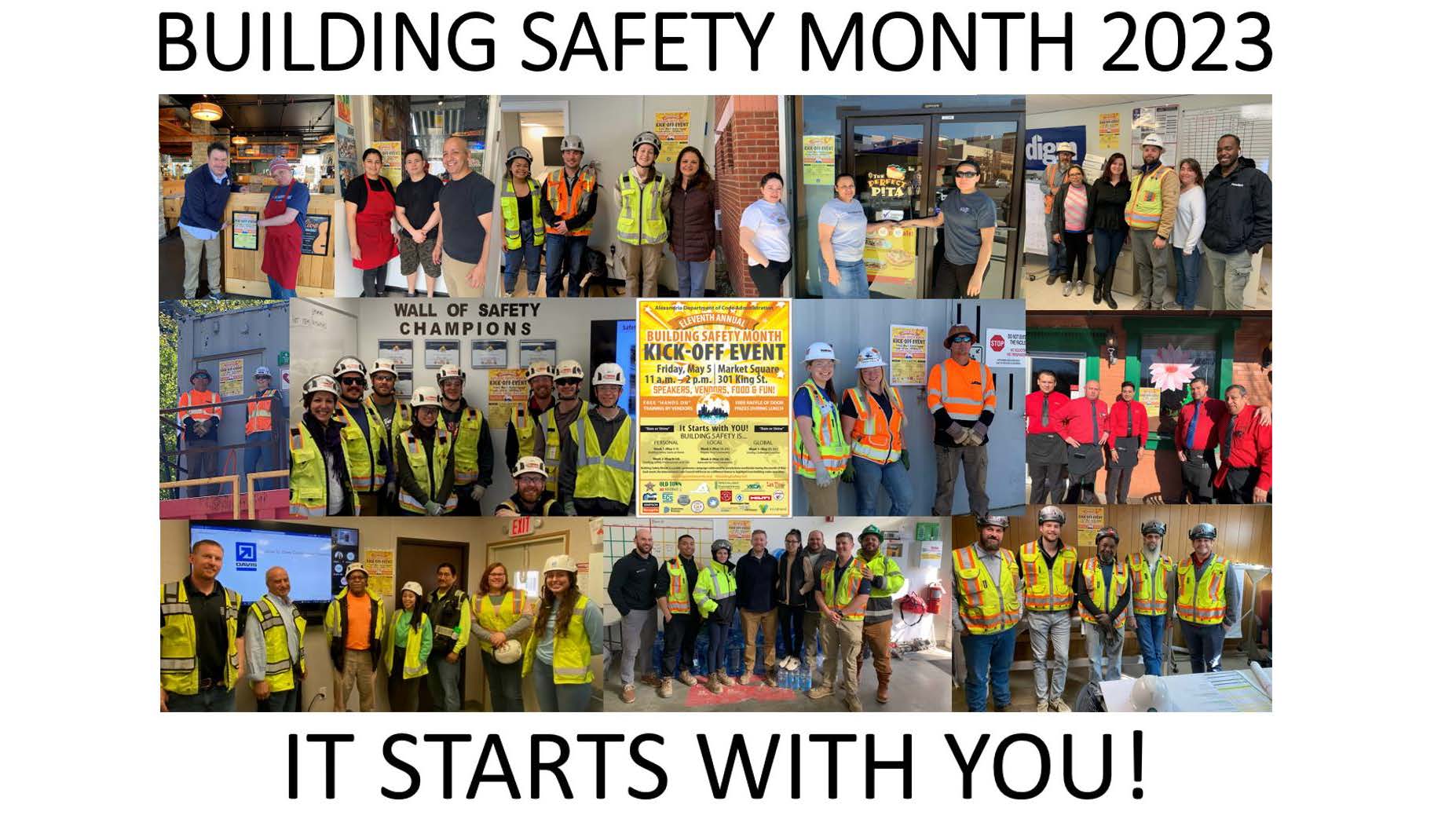Building Safety Month collage