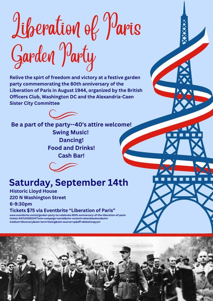 Liberation of Paris Garden Party 