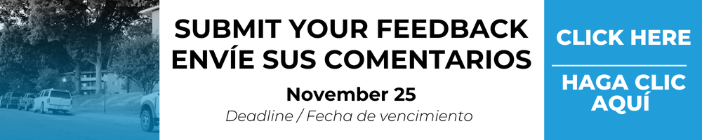 Submit your feedback by November 25. 