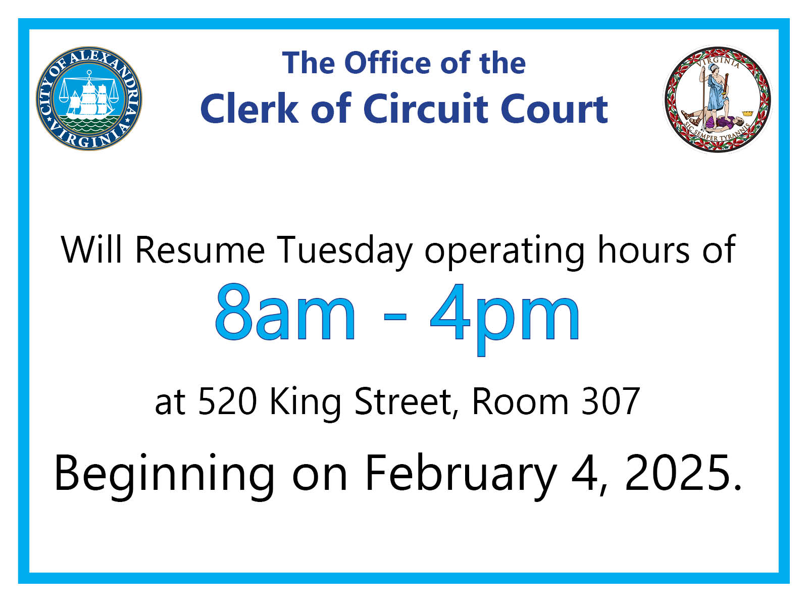 tuesday hours 1.28.25