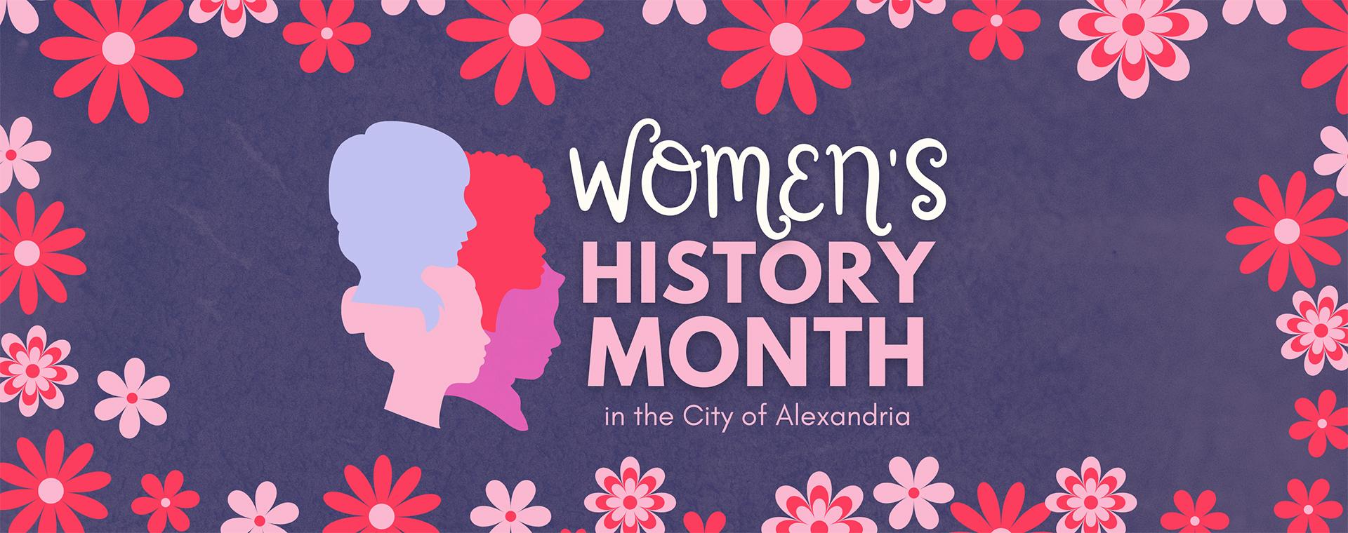 Women's History Month banner