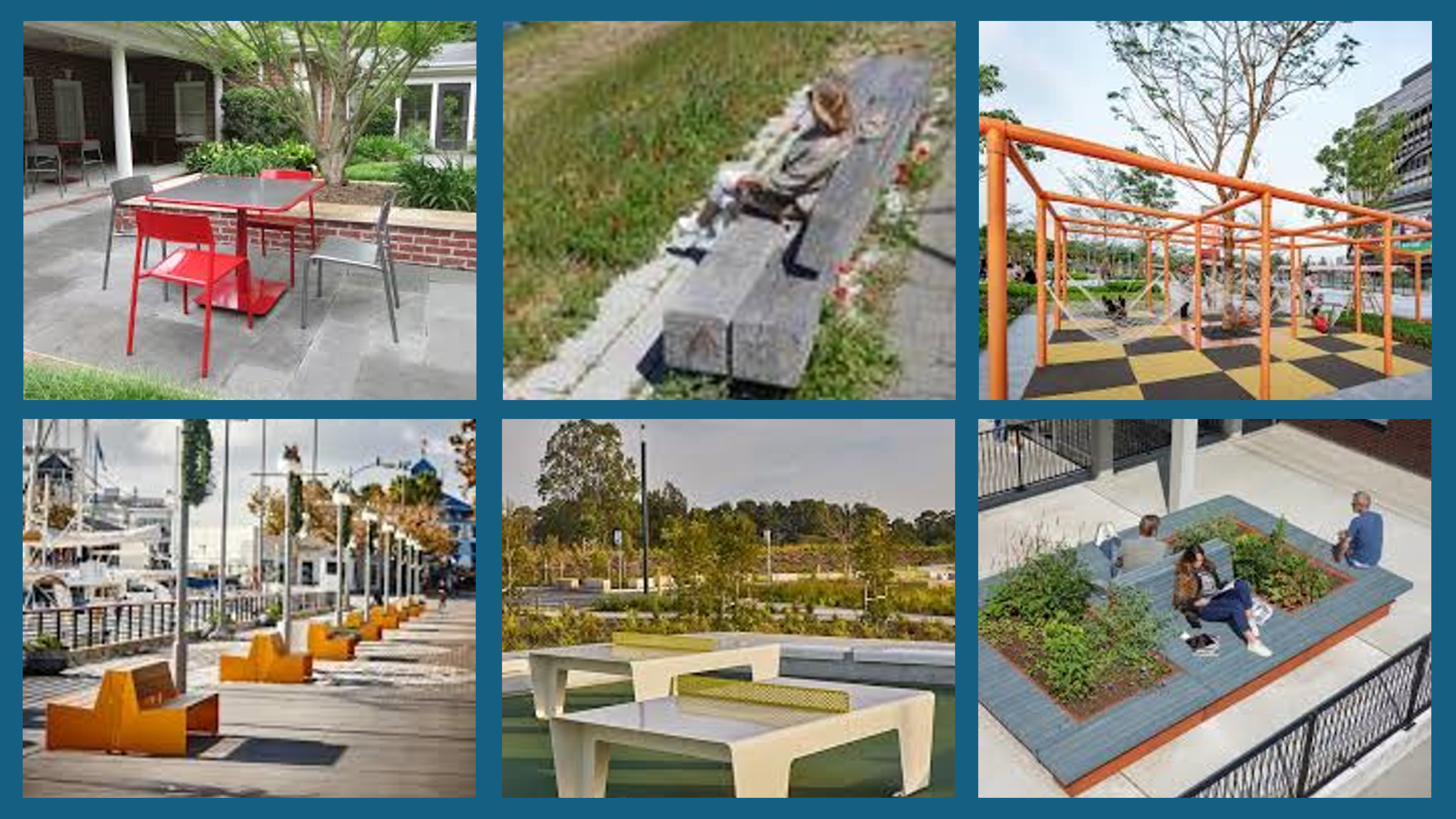 Materials and design inspiration used in the Waterfront Park Prince Street Plaza Elements elements.