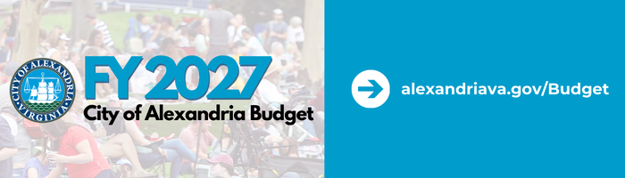 fy27 city of alexandria budget header