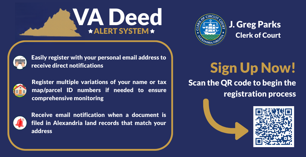 VA Deed Alert Banner