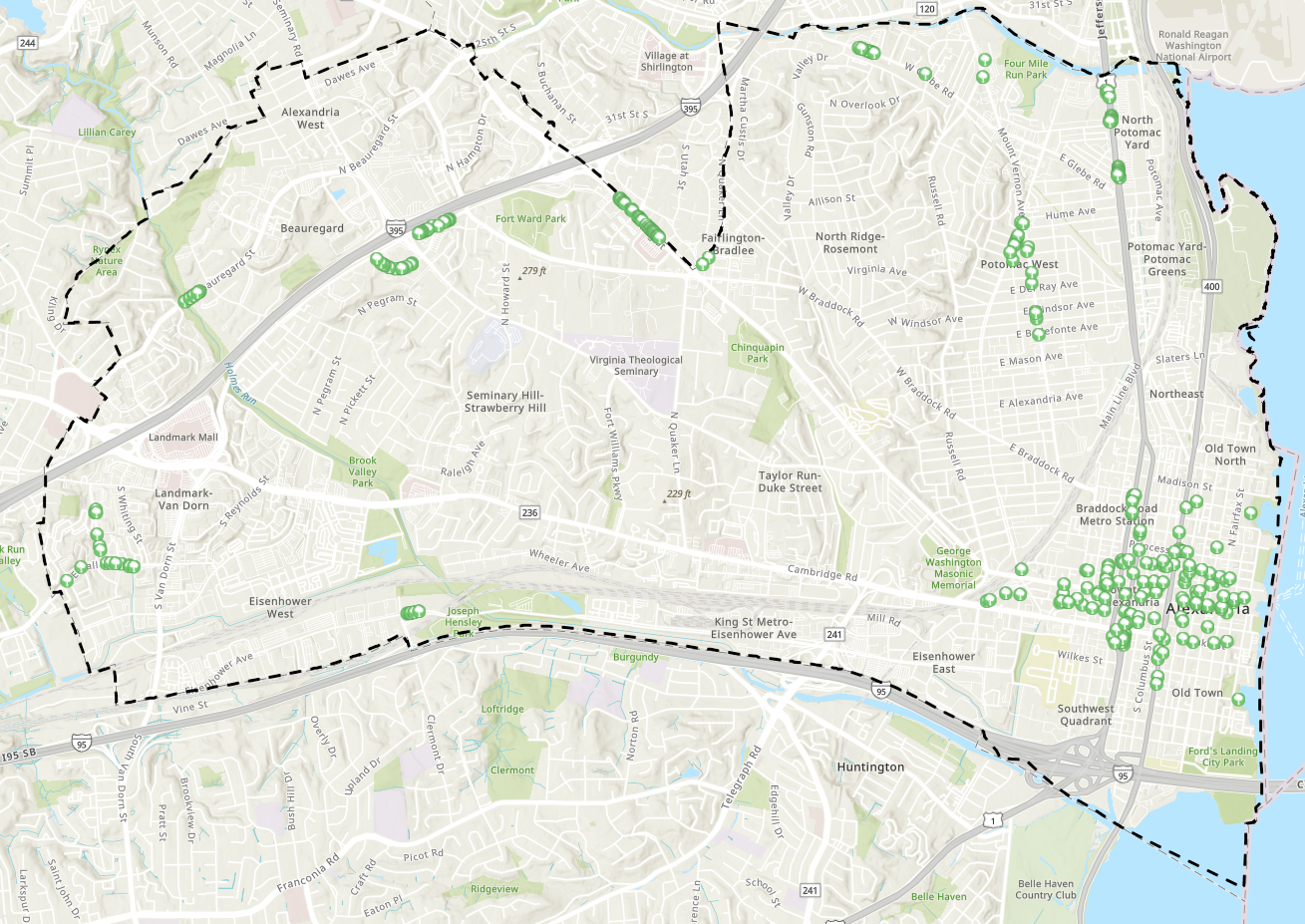 275 Trees Final Map