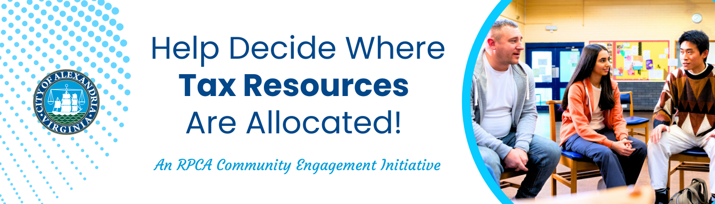 RPCA Tax Allocation Survey Banner with three individuals engaged in discussion