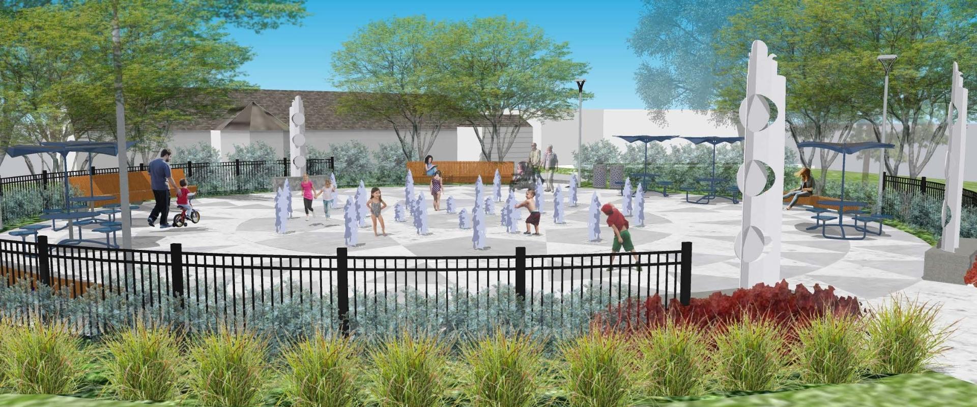 Visualization of the future Colasanto park