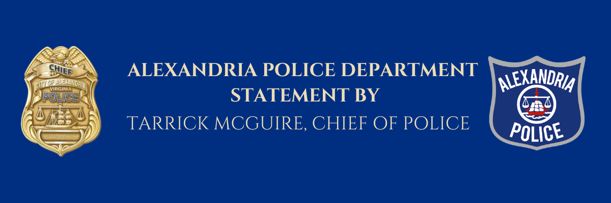 Statement by Tarrick McGuire, Chief of Police