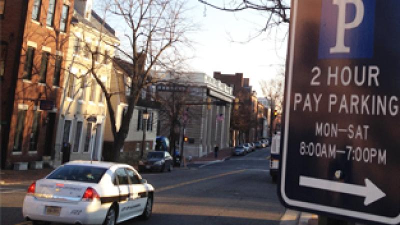 Parking Sign in Old Town