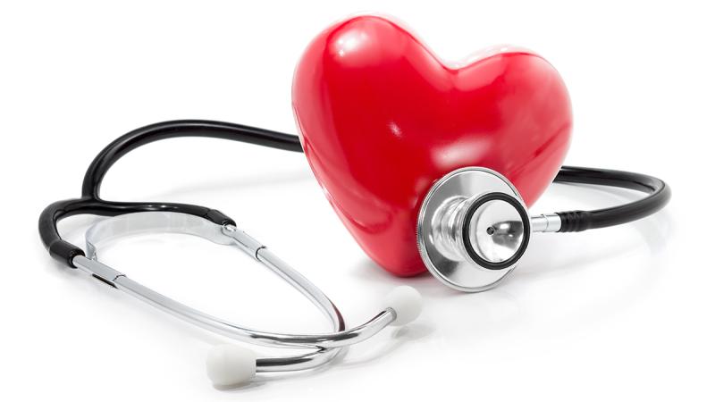 Stethoscope on Heart image