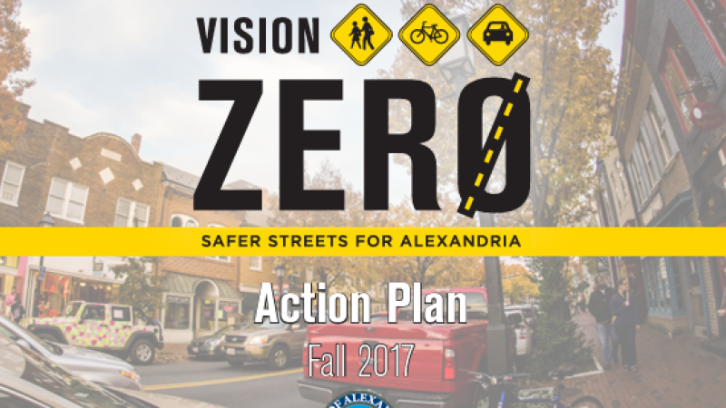 Cover page of the Vision Zero Action Plan