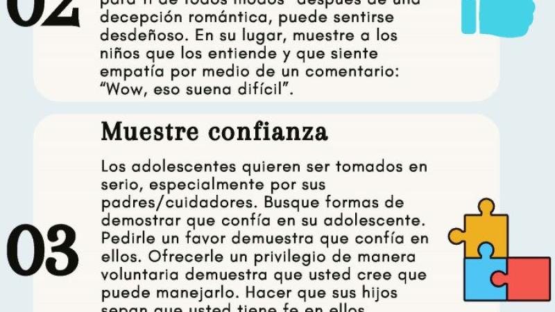 Consejos para comunicarse con su adolescente