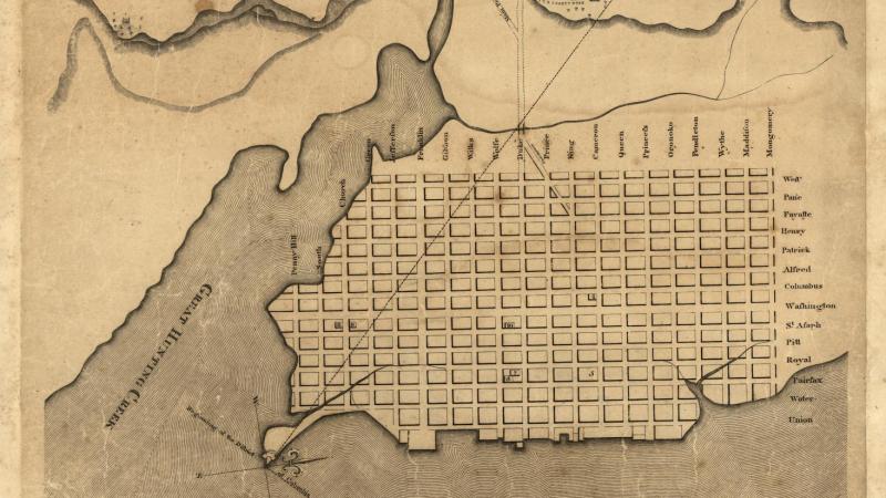 Plan of Alexandria, 1798