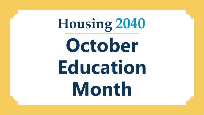 Housing 2040 Education Month Card