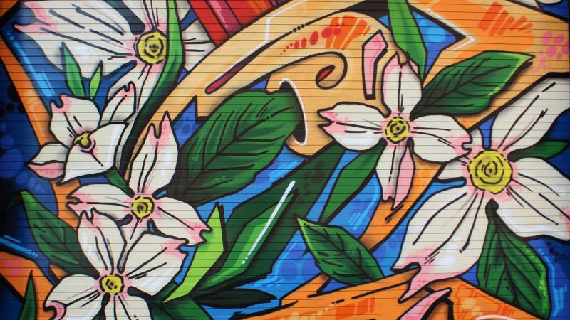 Efflorescence Mural Image