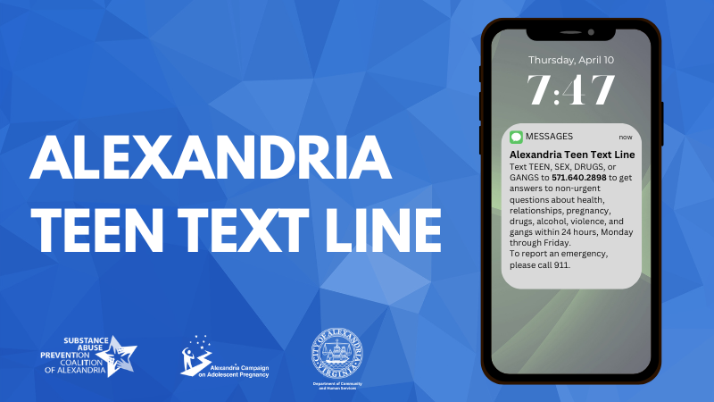 Alexandria Teen Text Line Card