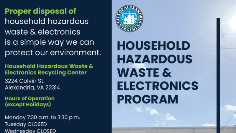 Household Hazardous Waste & Electronics Program brochure preview