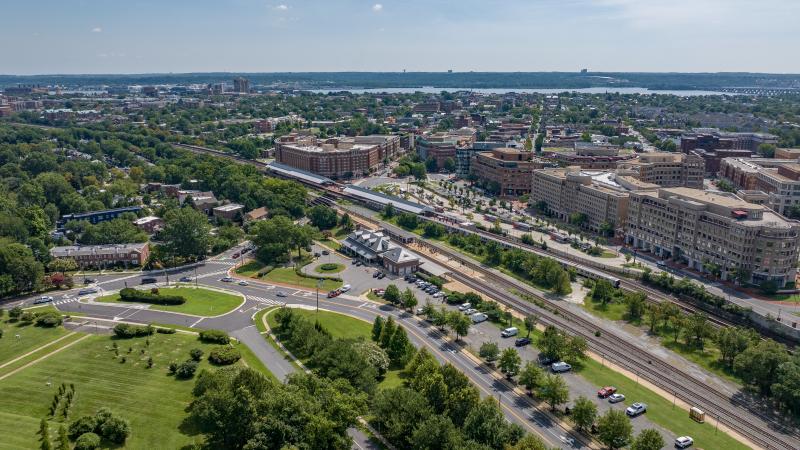 View of Union Station looking into Old Town