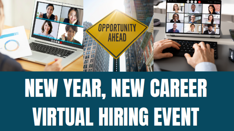 New Year, New Career Virtual Hiring Event Card Image