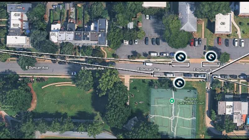 Parking Restrictions during Construction of Eugene Simpson Athletic Diamond Fields