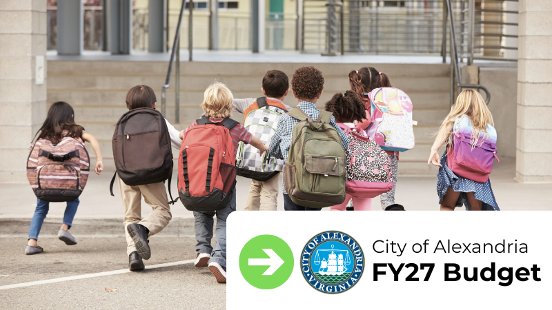 children with backpacks on walking to school