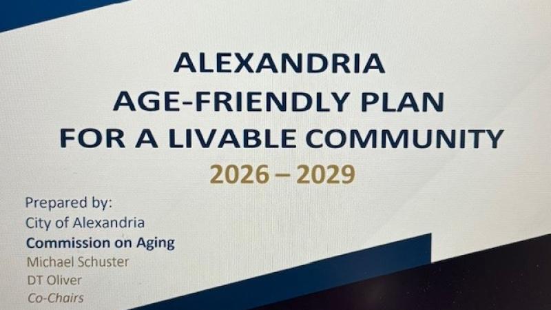 front page of the age friendly plan 2026 