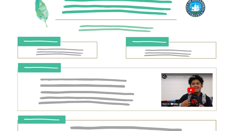Mock up of a CYCP Report Card