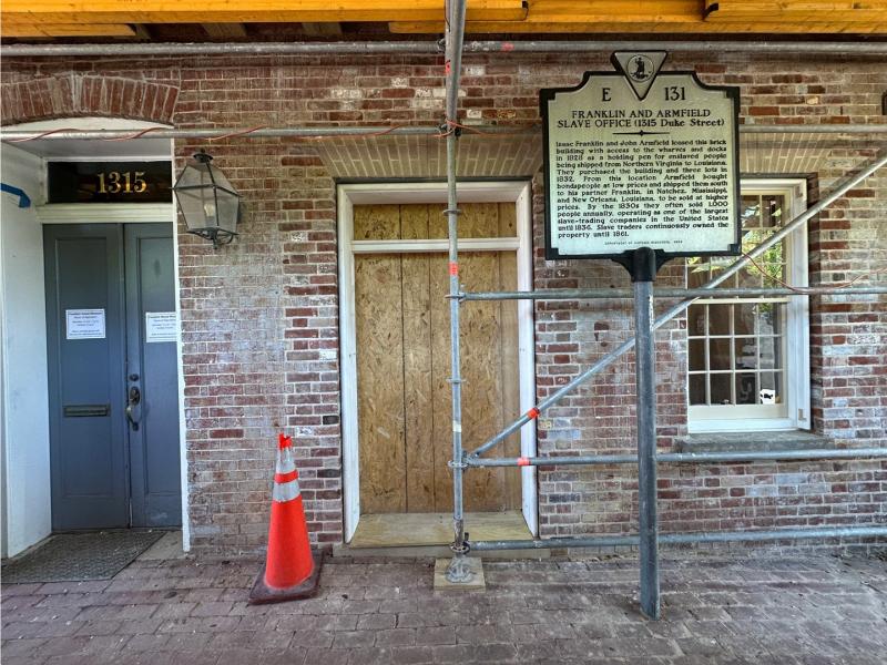 doors and windows returning to original size and location